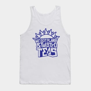 Plan Bs & Twisted Teas - Blue Outline Tank Top